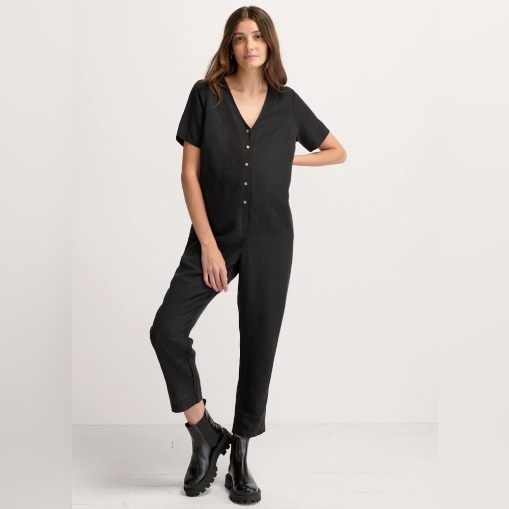 Hatch Women's Collection Noelle Maternity Nursing Friendly Jumpsuit